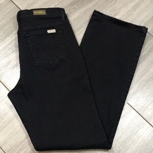David Kahn Lauren Black Straight Leg Jeans